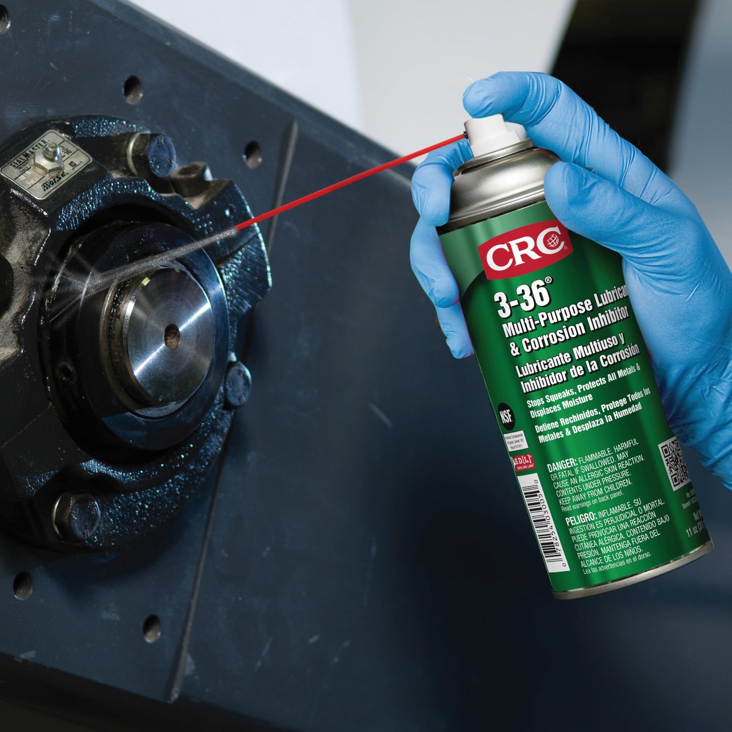 CRC 3-36 Multipurpose Lubricant & Corrosion Inhibitor 03005 – 11 Wt Oz., Corrosion Protectant Spray w/ Petroleum Base for Metal Equipment