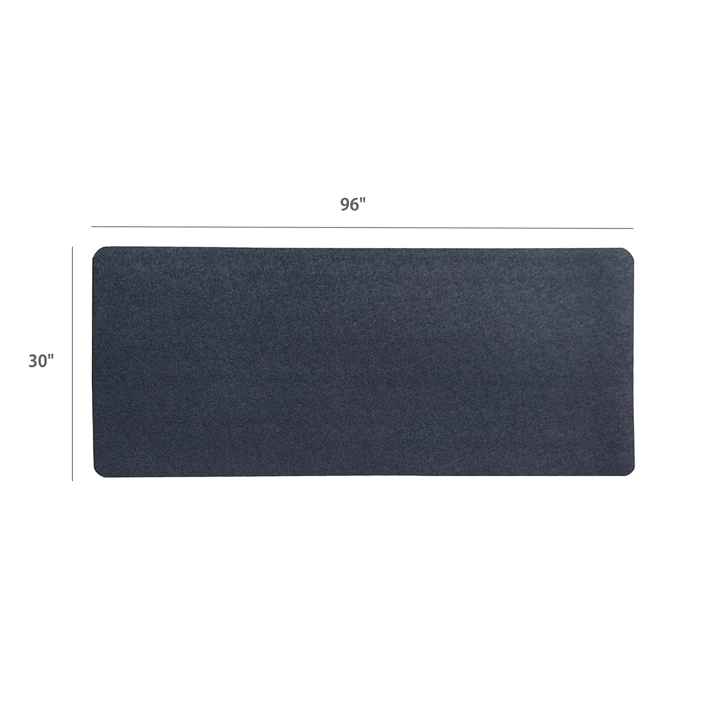 MotionTex Exercise Equipment Mat for Under Rowing Machine, Home Gym Floor Protection, Suitable for Rower, Treadmill, or Elliptical Machine, 30" x 96", Black (8M-110-30C-8)