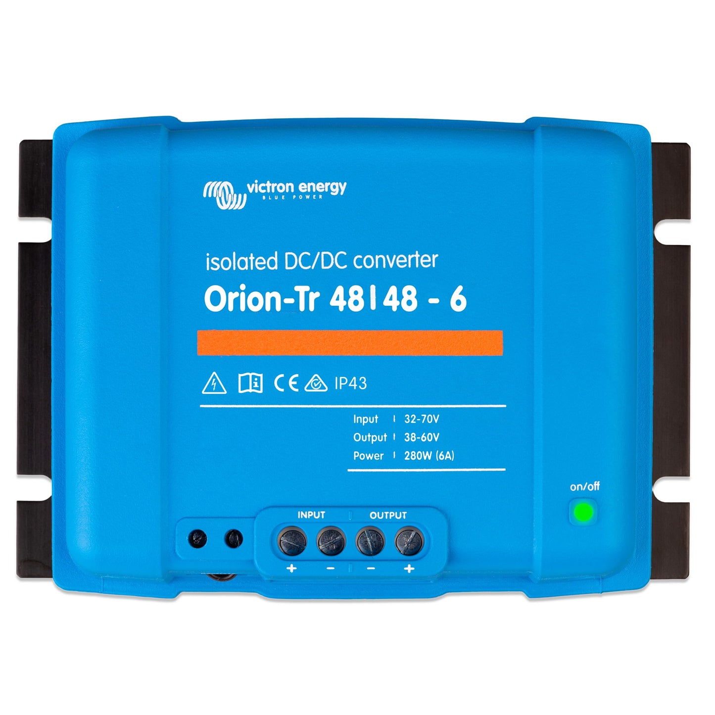 Victron Energy Orion-Tr Dc To Dc Converter - 48/48-Volt 6 Amp 280-Watt - Ip43 Protected - For Dual Battery Systems - Isolated