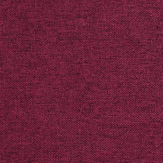 AAAAAcessories D-Shaped Chair Cushions, 2" Thick Dining Chair Pads with Ties and Removable, Machine-Washable Cover, 17" x 16", Set of 8, Wine Red