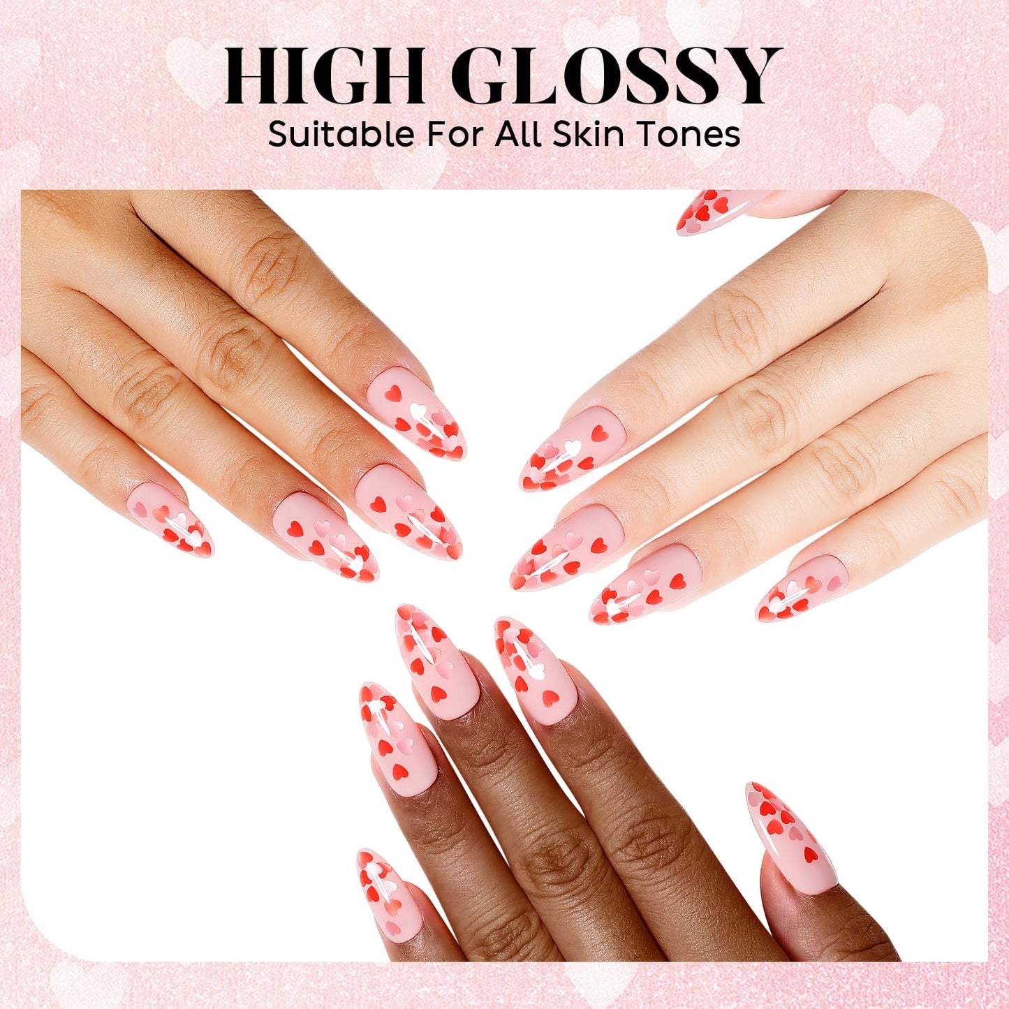 Nicedeco Hema Free Cruelty Free Vegan Gel Nail Polish, High Gloss Long Lasting Soak Off LED U V Gel Polish 1 Pcs 15ml - 332