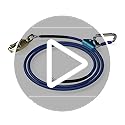 X-R-SPORT 1/2" X 8' Steel Core tree climbing kit ，flipline for climbing trees, climbing tree equipment，arborist，tree climb...