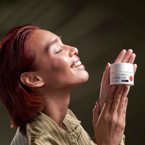 Kiyomi Skin Day Cream - Daily Facial Cream with 5-ALA, Hyaluronic Acid, Cucumber, Squalane, Beta-Glucan - All Day Face Moisturizer for Fine Lines and Radiant Skin - Made in Germany - 1.7 Fl Oz