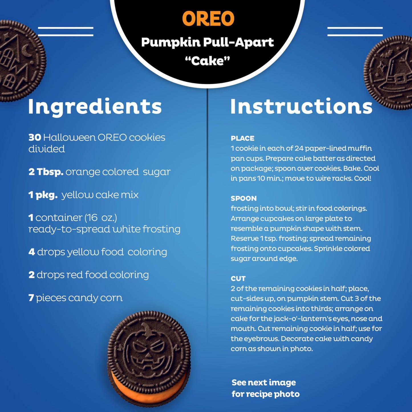 OREO Boo! Fall Treats Trick or Treat Halloween Cookies Variety Pack, 20 Snack Packs (2 Cookies Per Pack)