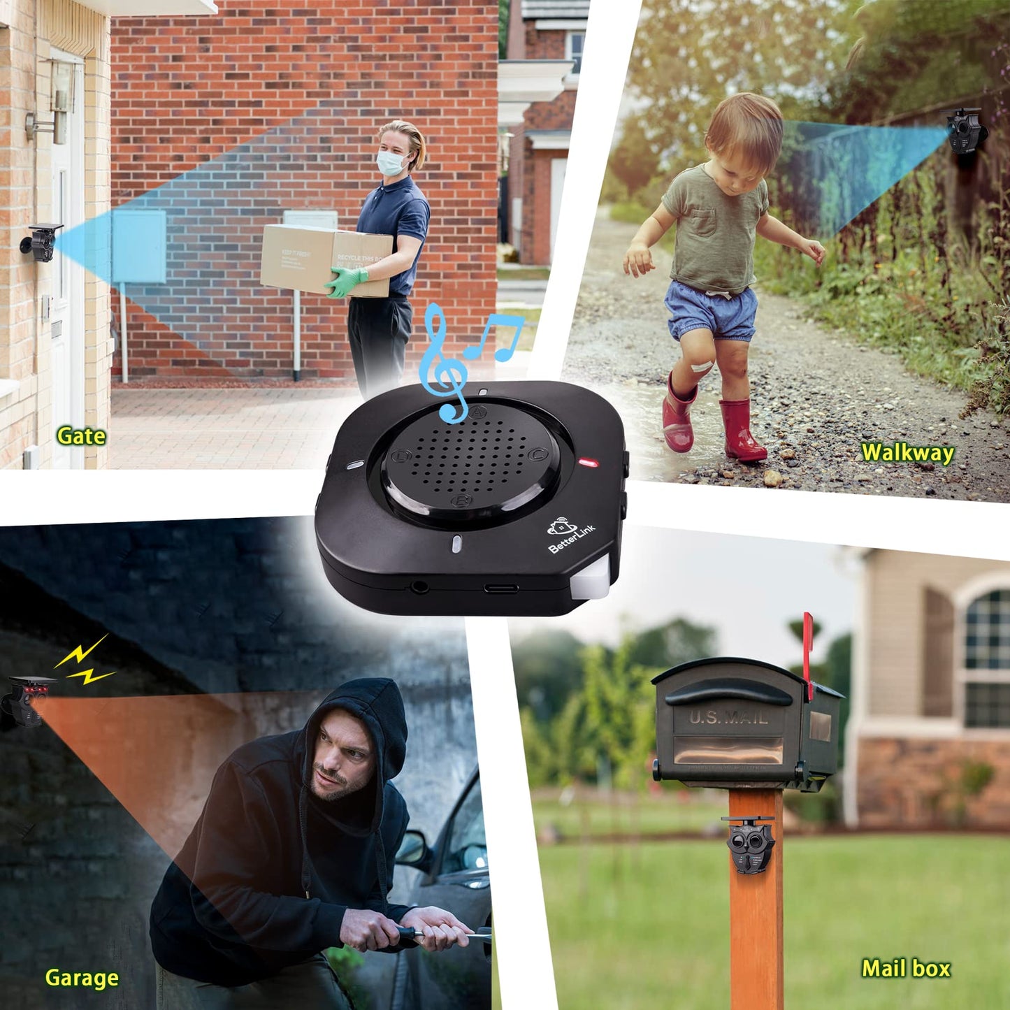 Supplemental Solar Driveway Alarm Receiver (Receiver Only)