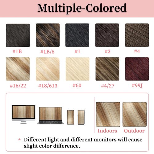 Clip in Hair Extensions Real Human Hair Clip in Extensions for Women Seamless Balayage Light Blonde to Golden Blonde Straight Remy 100% Human Clips ins Extension 8pcs Double Weft 18 inch 3.5oz/100g