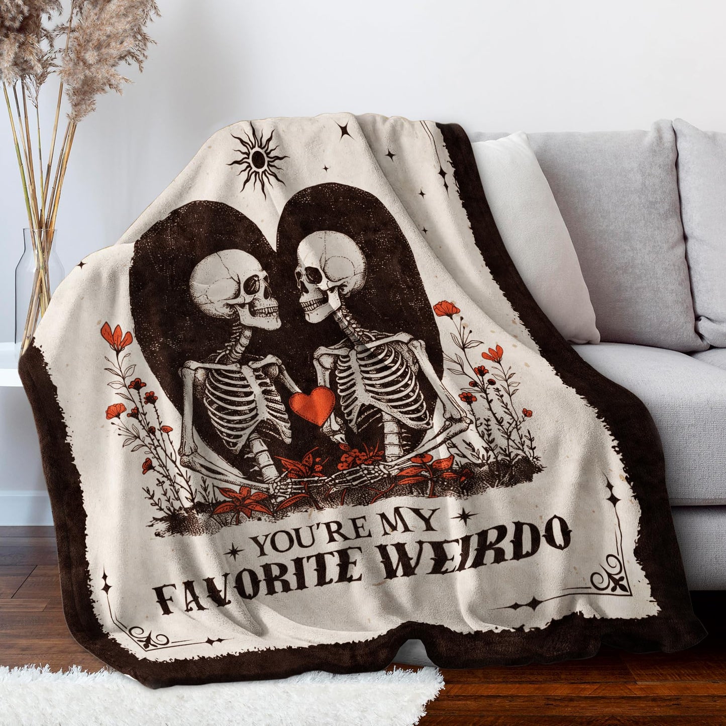 Juratar Gifts for Him Her, Wedding Anniversary Blanket for Women Men, Birthday Gifts for Boyfriend Girlfriend, I Love You Gift, Engagement, Wedding Gift for Wife, Husband, Couple, 60"X50"