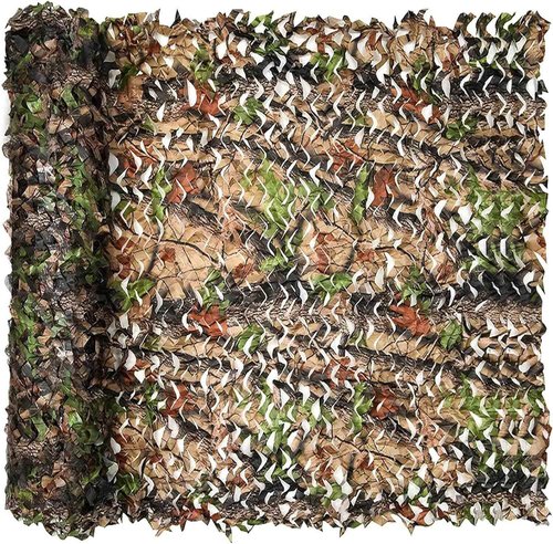 FullLit Camo Netting, Camouflage Netting, 20ft×20ft Hunting Blind Camo Net, Army Party Decorations, Sunshade Fence Nets, Camo Mesh, Great for Camping, Shooting, Car Cover, Outdoor