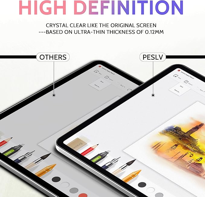 2 Pack Like Paper Screen Protector for iPad Pro 11 Inch M4/M5 [2024/2025 5/6th Gen], Matte Anti Glare PET Film/Blue Light Filter Eye Protection Cover/Drawing & Writing Feel Like on Paper