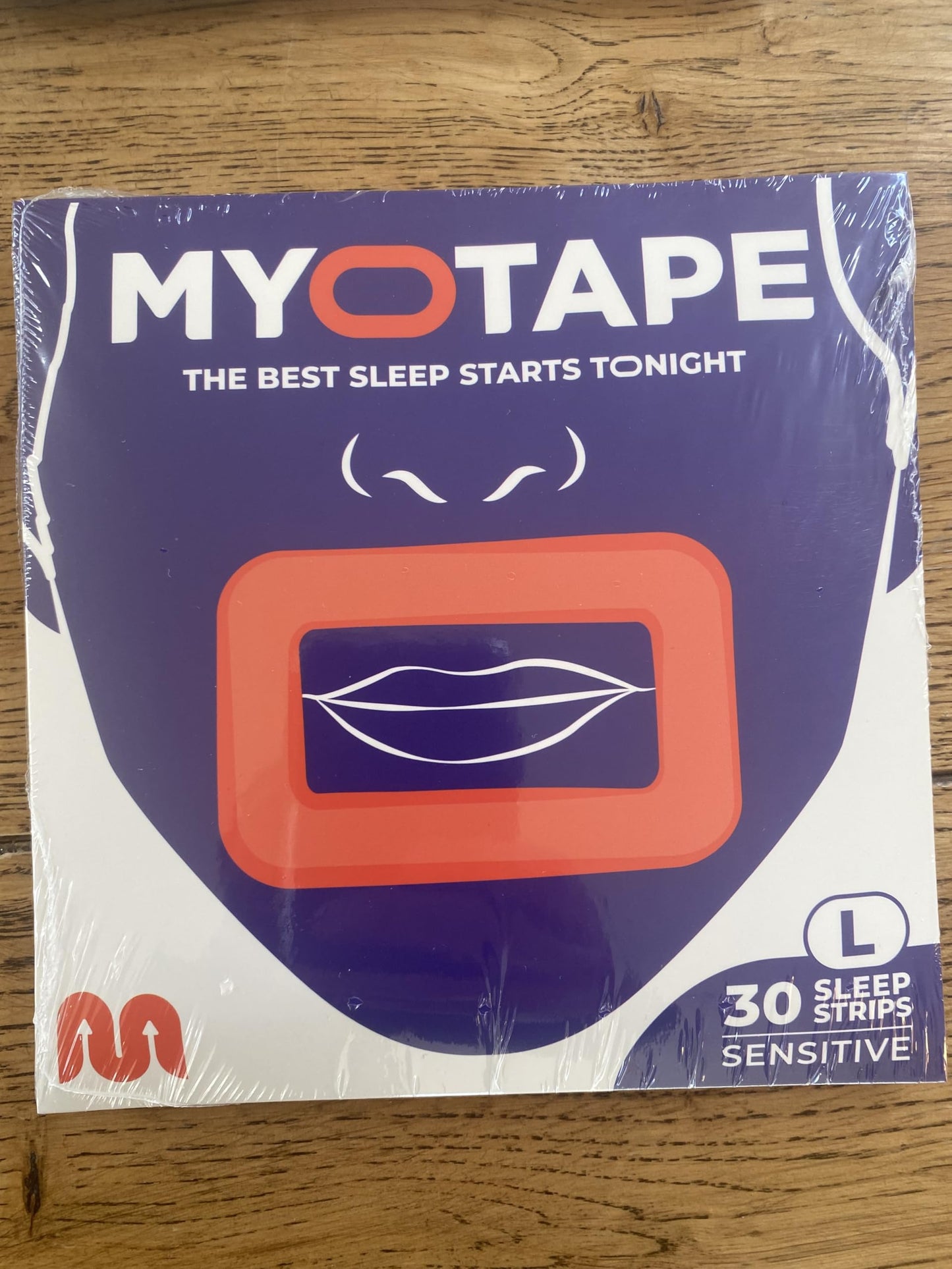 MyoTape - Sleep Tape 30 Nights Supply - Reduce Snoring - Improve Your Sleep - Promote Nasal Breathing - Comfortable & Gentle On Skin - Large