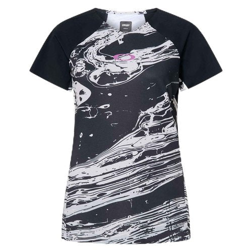 Oakley Womens Seeker Airline Short Sleeve Jersey Tee Green