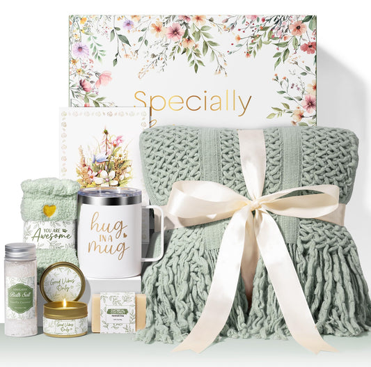 Self Care Gifts for Women Get Well Soon Gifts, Birthday Gifts for Women Care Package, Sympathy Gift Baskets Spa Gifts Thinking of You Inspirational Mothers Day Gifts for Mom Her Wife Friend Grandma