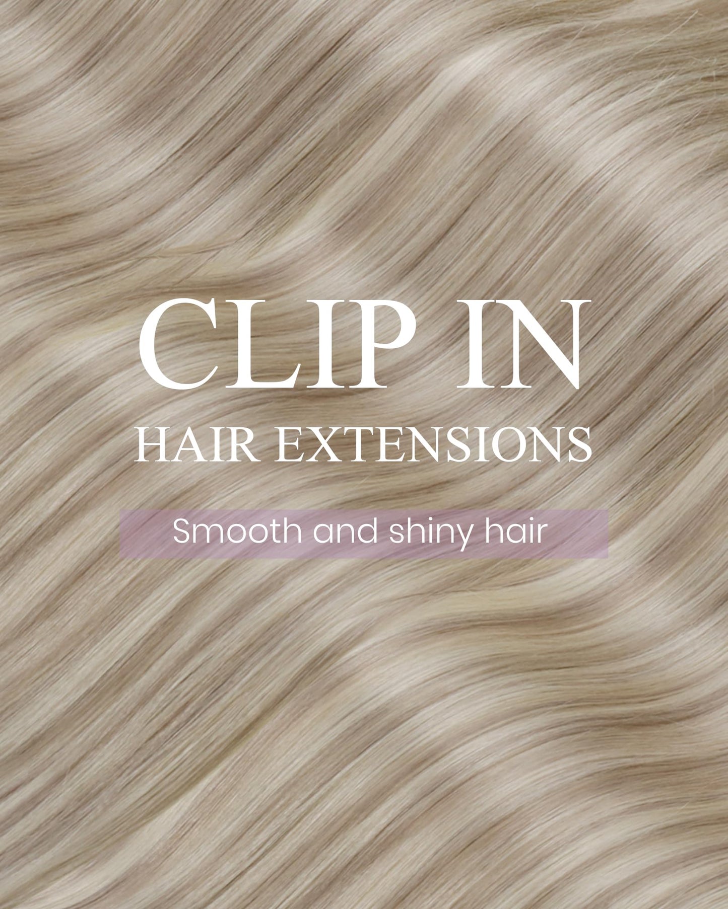 LaaVoo Clip in Hair Extensions Ash Blonde Highlight Real Hair Extensions Clip ins 20 Inch 7Pieces 120g