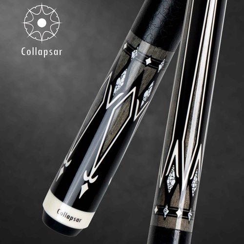 Collapsar CA Pool Stick with 1X1 Hard Case,58" Maple Professional Billiard Cue Stick,19-21 oz Pool Cue Set