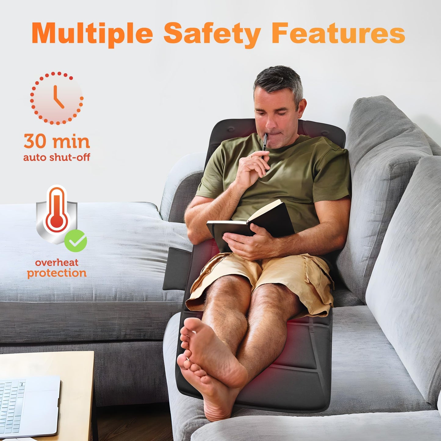CILI Massage Mat & Chair Massager Pad