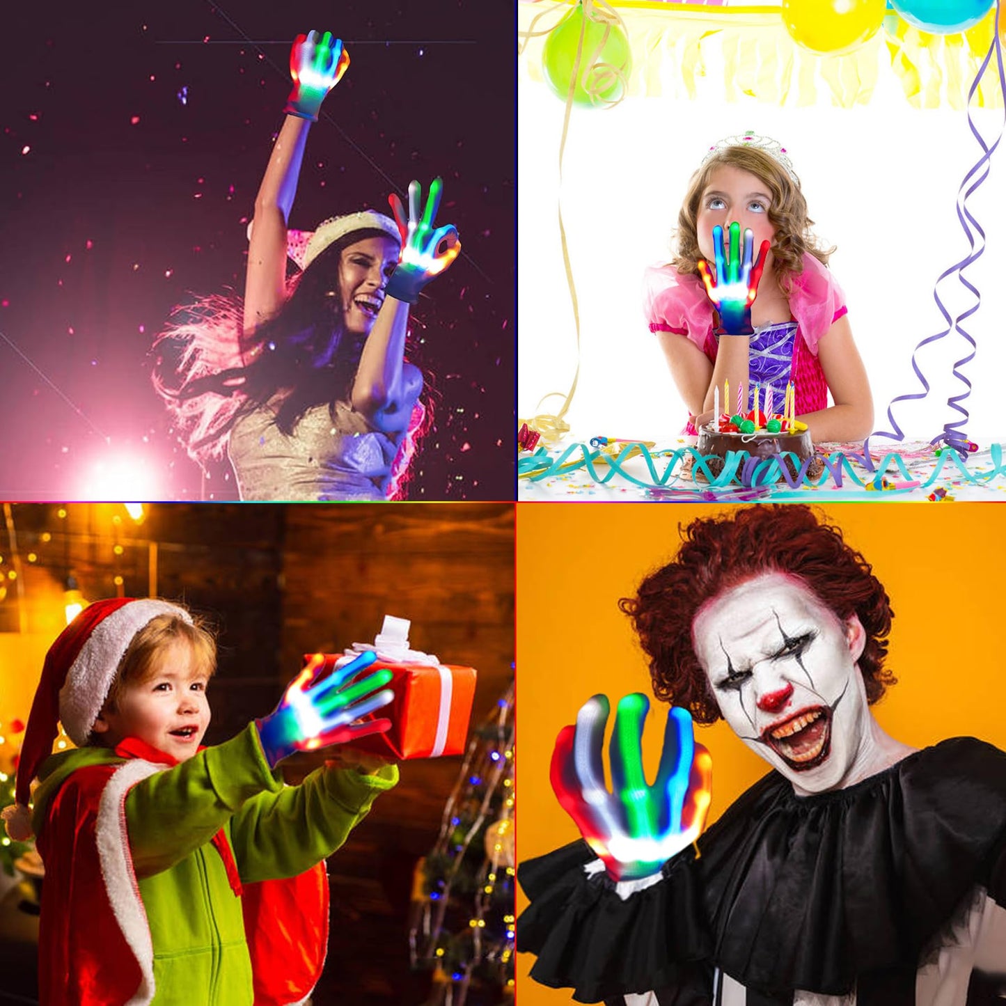 VICAITOYS Toys for Ages 8-13 LED Gloves Toys for Boys Age 8-10 Light Up Gloves, Light Up for Kids Birthday Easter Gift Cool Fun Toys for 8-13 Year Old