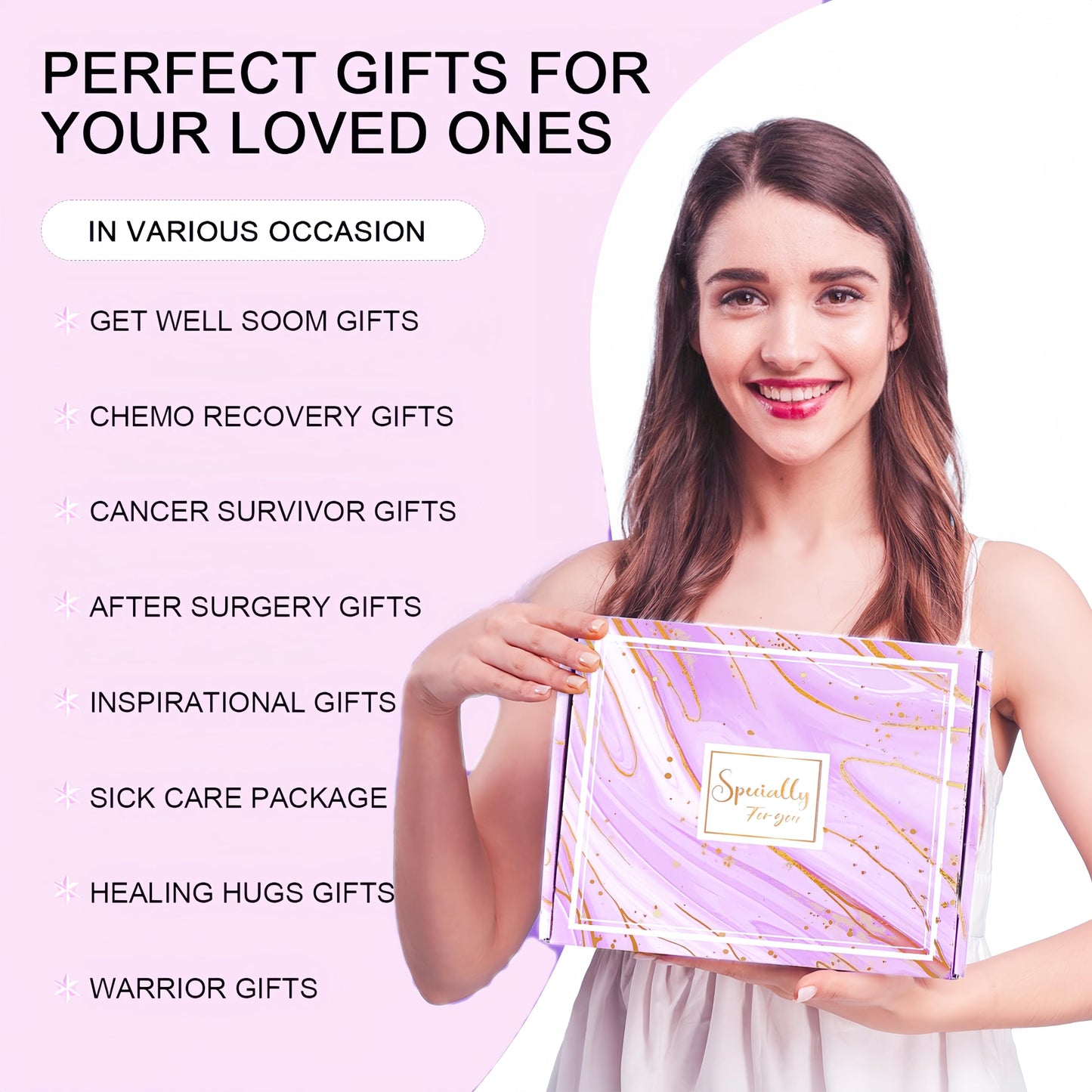 Self Care Gifts for Women, Get Well Gifts for Women, Care Package, Get Well Soon Gift Baskets, Spa Gift Basket, Birthday, Mother's Day Valentines Christmas for Mom Sister Wife Grandma Her Best Friend