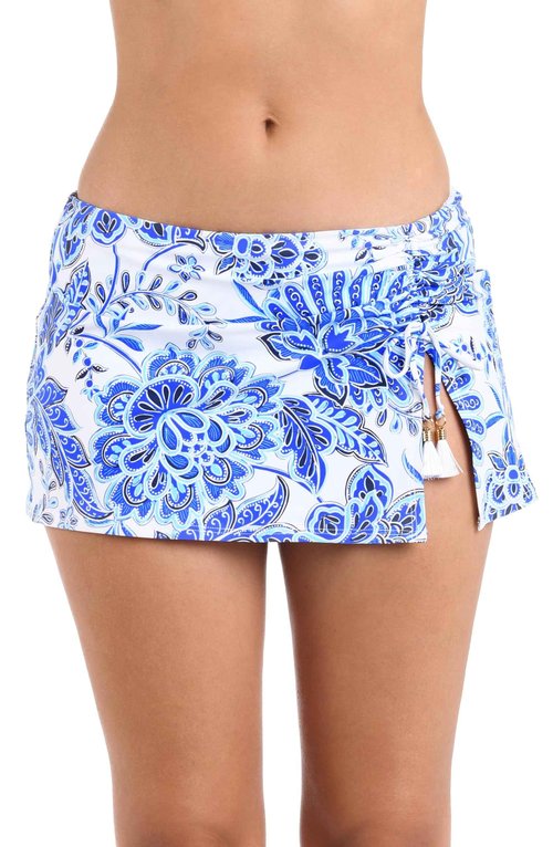 La Blanca Skirted Hipster Bikini Swimsuit Bottom