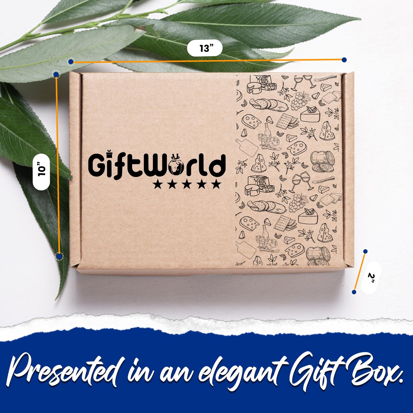 Deluxe Meat and Cheese Gift Basket – Gourmet Charcuterie Assortment & Snack Bundle