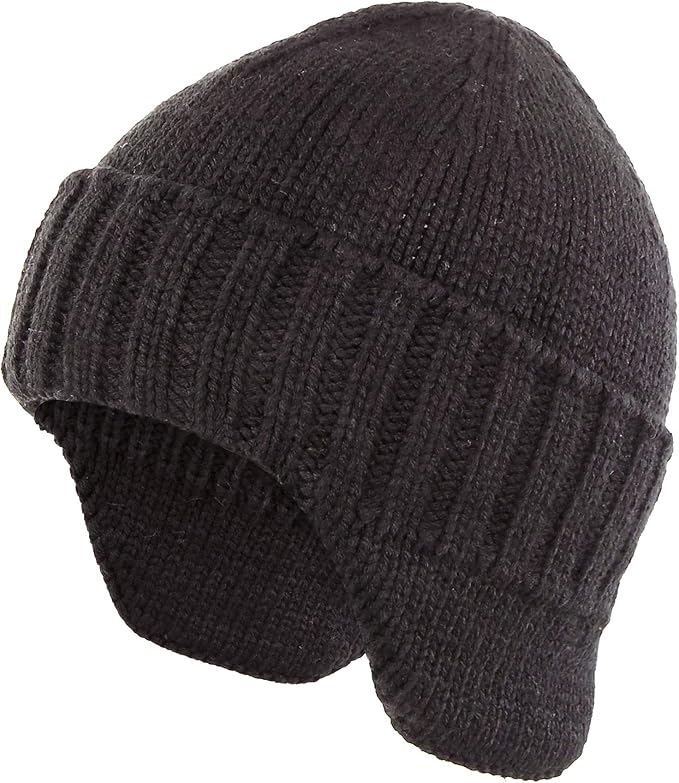 Home Prefer Mens Winter Hat Knit Earflap Hat Stocking Caps with Ears Beanie Hat