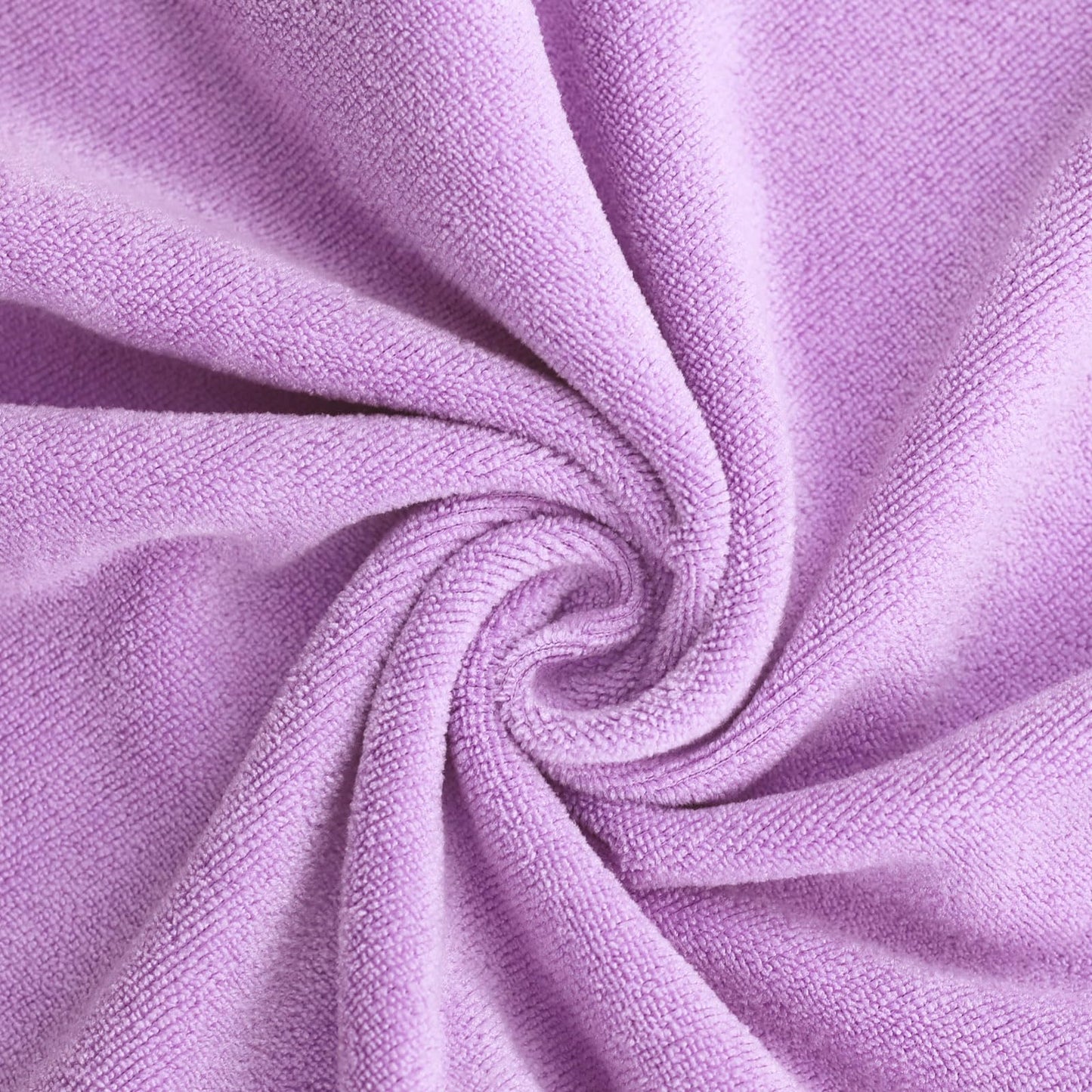 Wuwahold Microfiber Gym Towels Bigger Size Super Soft for Exercise Fitness, Sports, Workout, 380-GSM 15-Inch x 31-Inch Quick-Drying Towels (3 Pack, Pure Purple)