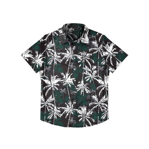 FOCO Michigan State Spartans NCAA Mens Black Floral Button Up Shirt - Medium