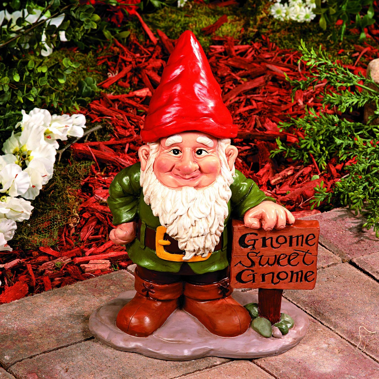 Fun Express Gnome Greeter Garden Statue W/Hat Assortment Sculpture