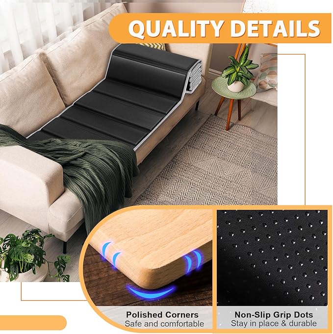 LAVEVE Heavy Duty Couch Cushion Support Board for Sagging Sofa, 25''x96'' Extra Thick Solid Wood Under Couch Insert with Anti-Slip Dots, Perfectly Fix and Protect Oversized Sofa, Extend Couch Life
