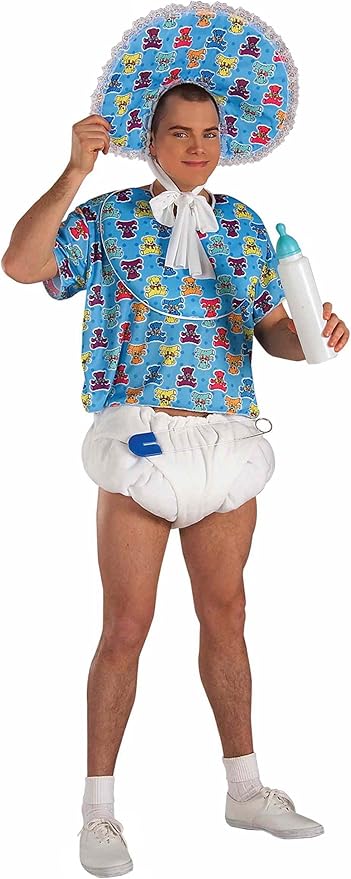 Rubies Blue Baby Boomer Costume for Adults, Men's Standard