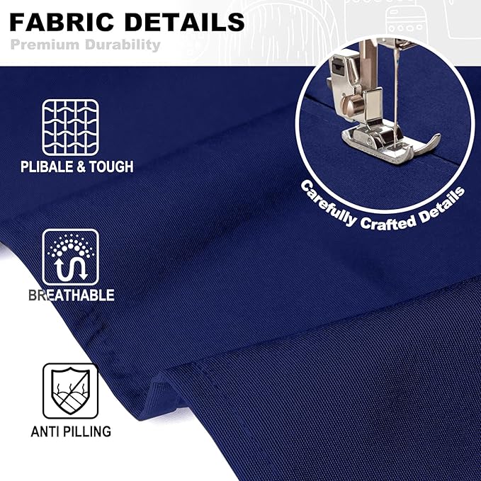 chef apron bib tool apron for man woman cross back straps with 4 pockets for kitchen cooking gardening baking working