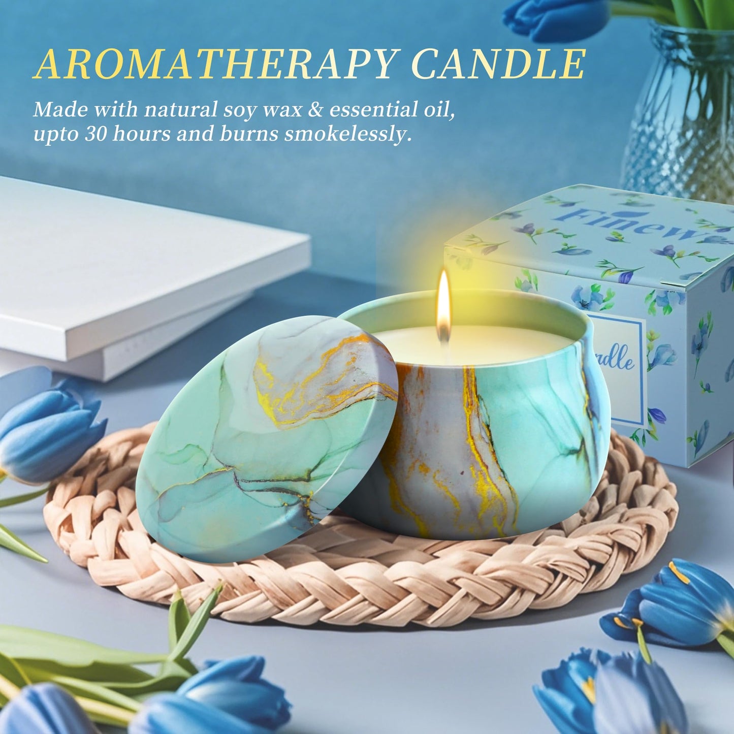 15PCS Birthday Gifts for Women, Relaxing Spa Gifts Baskets for Her, Care Package with Luxury Flannel Blanket and 40 oz Tumbler, Valentines, Mothers Day, Christmas Women's Gift for Mom, Wife, Friends