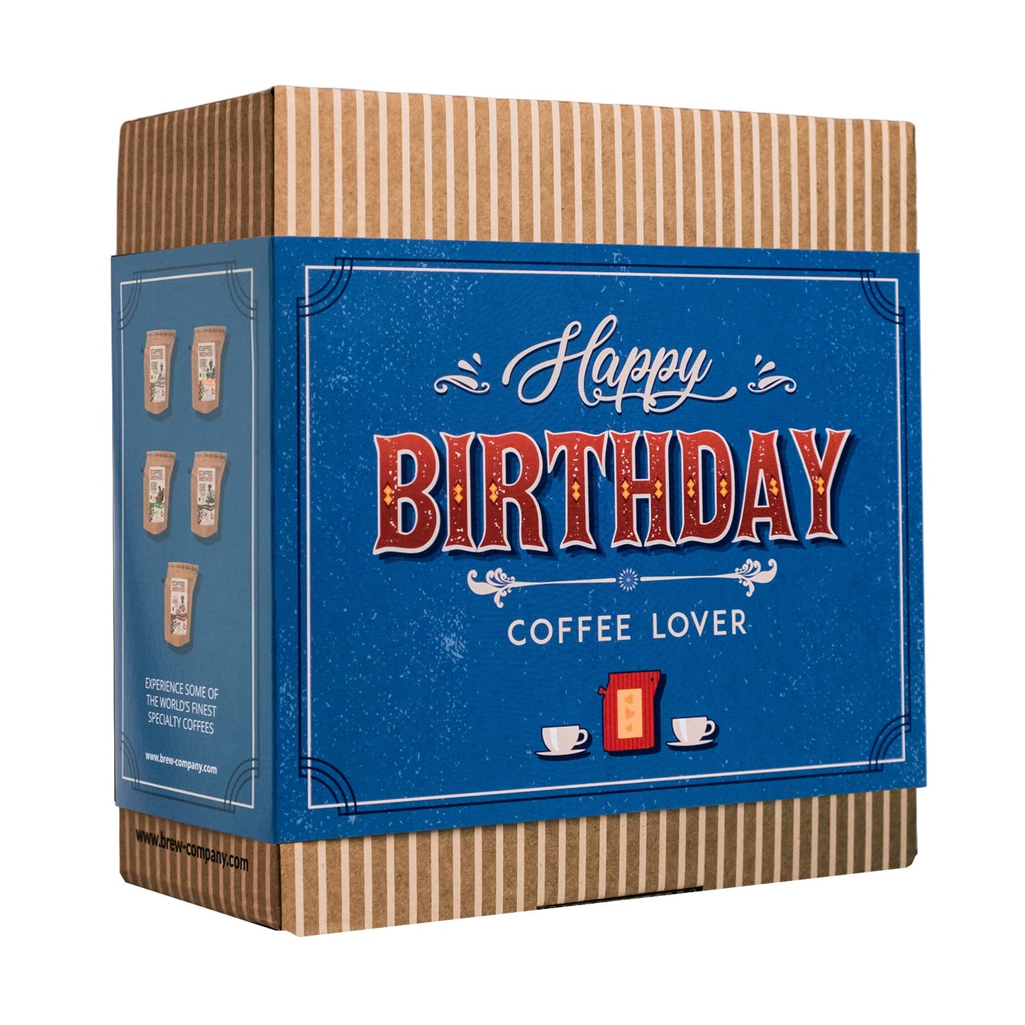 Gourmet Birthday Coffee Gift Set for Men & Women - 7 World's Finest Single Origin Specialty & Organic Coffees in Innovative Brewers | Sampler Box for Coffee Lover to Brew & Enjoy Anytime, Anywhere
