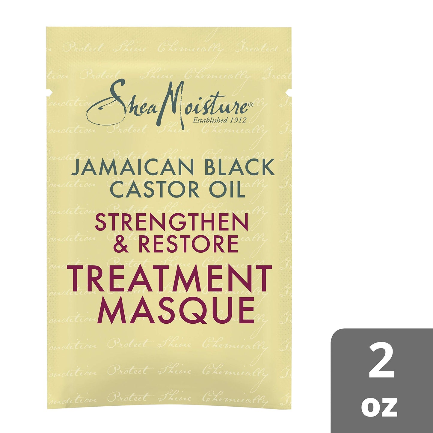SheaMoisture Jamaican Black Castor Oil Strengthen & Restore Treatment Masque for Overly Processed, Chemically Treated or Heat St
