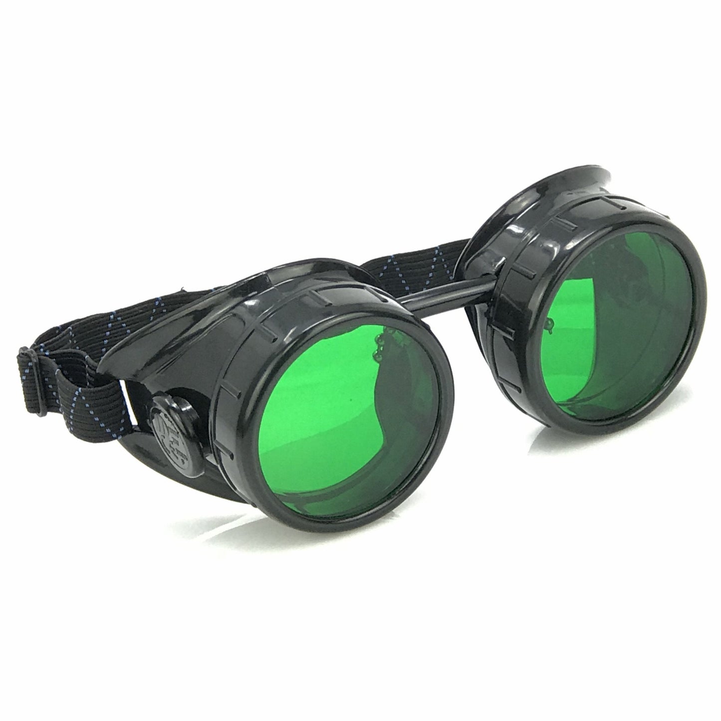 Steampunk Mad Scientist Goggles Rave Glasses Costume Eye Protection Goggles Welding Style Green