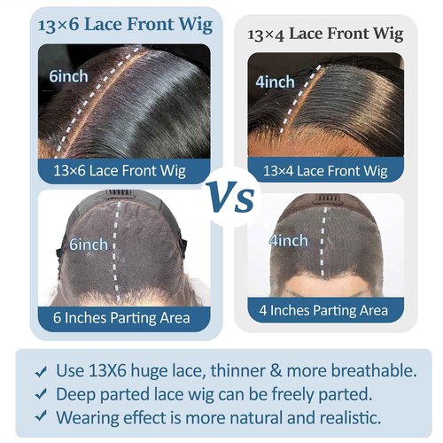 13x6 Body Wave Wig Human Hair 220 Density Glueless Body Wave HD Full Frontal Lace Wigs with Natural Hairline Wig Pre Plucked with Baby Hair 20Inch
