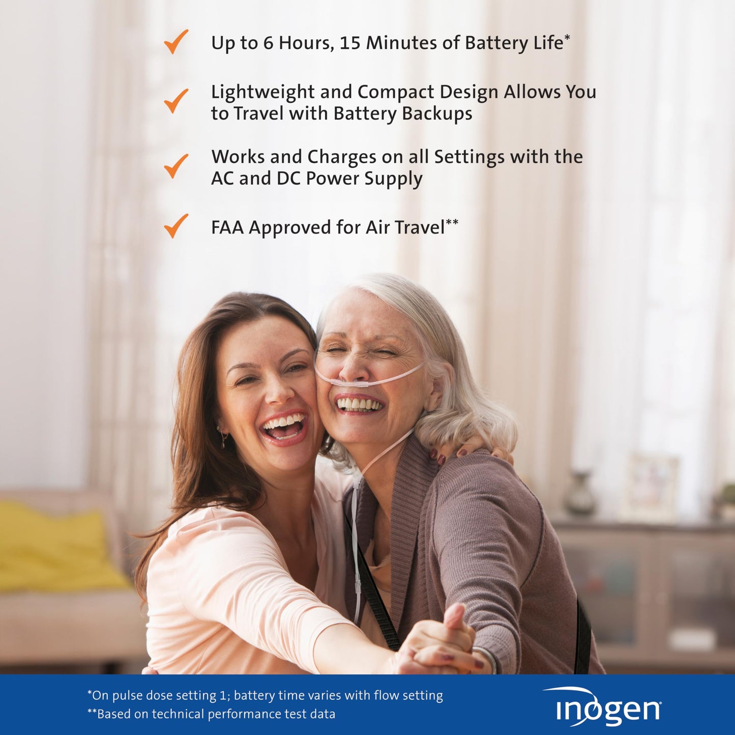 Inogen Standard (8-cell) Battery – Replacement Battery - for the Inogen One G5/Inogen Rove 6-1.19 lbs. and 7.19 x 3.26 x 1.04 in