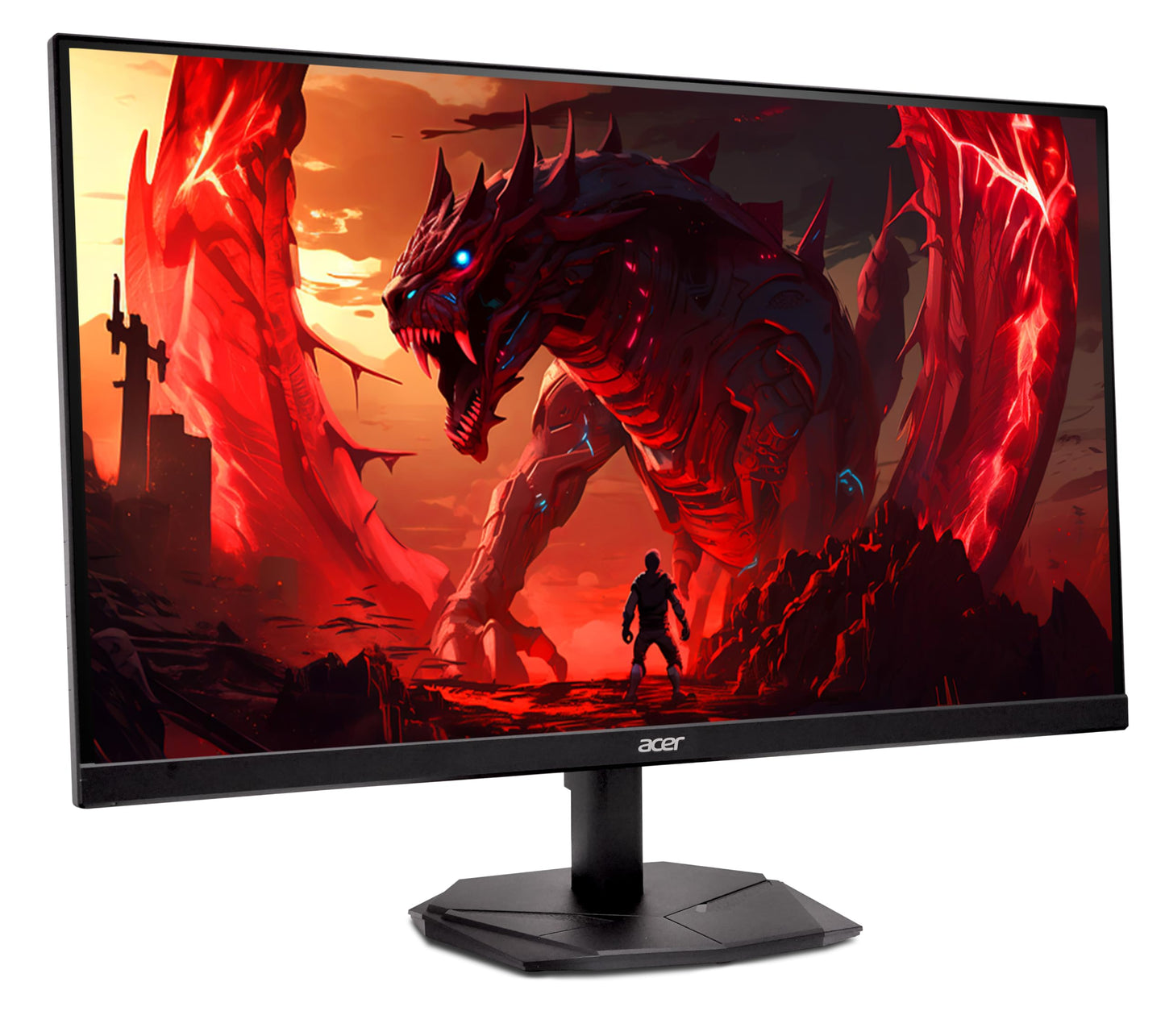 acer Nitro 27 Inch QHD 2560 x 1440 IPS Gaming Monitor | AMD FreeSync | Up to 180Hz Refresh | Up to 0.5ms | DCI-P3 95% | HDR 10 Support | One Display Port 1.2 & Two HDMI 2.0 | KG271U N3bmiipx