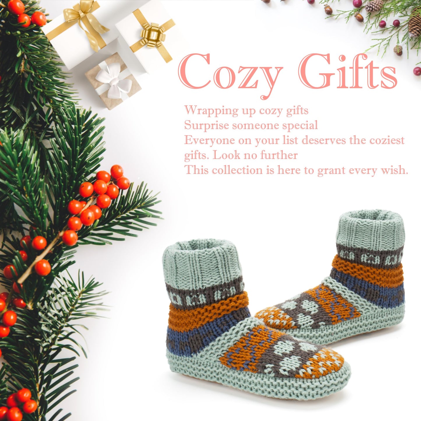 The Metluks Cute Gifts for Women Ladies Woman Cozy Birthday Christmas Mother's Valentine's Day Presents for Mom Grandma Wife Her Sister Girlfriend Unique Adult Size 6-8 Teal