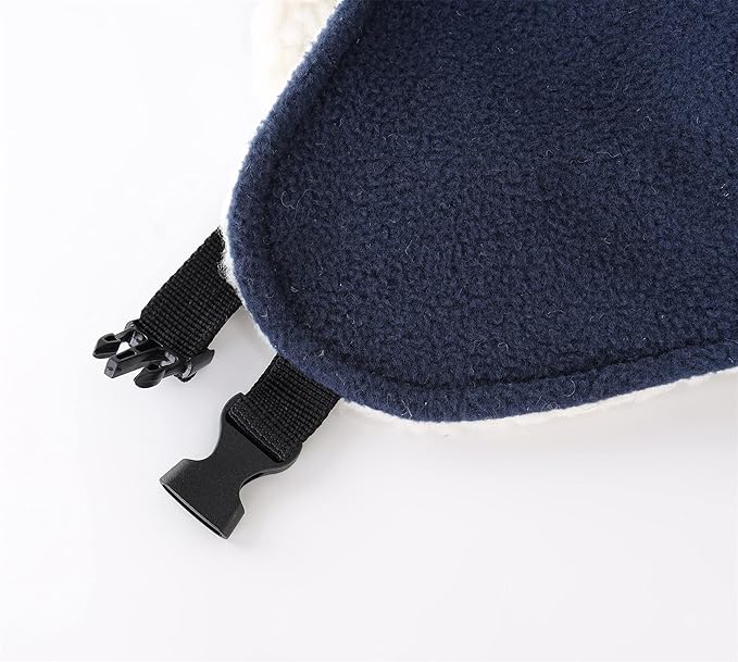 Connectyle Men's Sherpa Lined Warm Winter Hats with Visor Windproof Earflap Hat Outdoor Thermal Skull Cap Trapper Hat