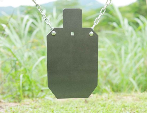 Steel Targets for Shooting, TOAAOT 1/2 Inch Thick Rifle Rated AR500 Metal Gong Silhouette Target for Precision Shooting