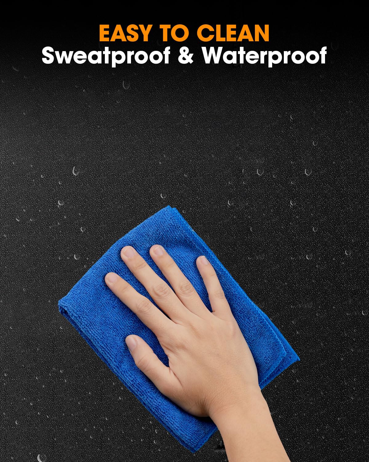 Stepwaver Treadmill Mat for Carpet Floor, 71"x32", Exercise Equipment Mats for Home Gym Workout, 1/4" Thick Waterproof Non-Slip Exercise Bike Mats Floor Protector for Indoor Activity
