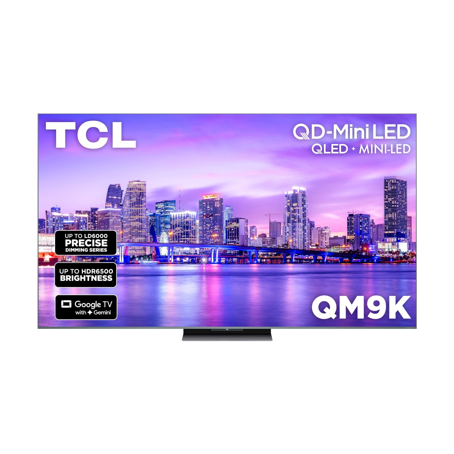 TCL 75 Inch Class QM9K Series | Mini LED QLED 4K | 75QM9K, Latest Model | 144HZ Peak Brightness & Contrast Dolby Vision | Up to LD6K Precise Dimming | AI Smart Google TV | Dolby Atmos Bang & Olufsen