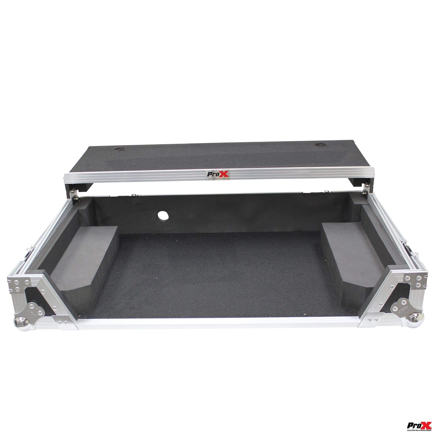 Prox Xs-Xdjxzwlt Ata Flight Case For Pioneer Xdj-Xz Dj Controller With Laptop Shelf 1U Rack Space And Wheels
