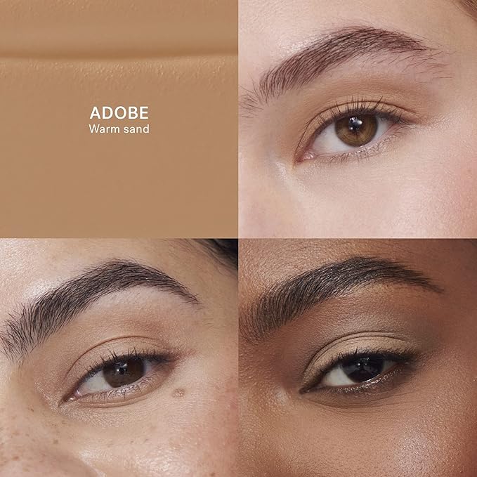 ILIA - Matte Liquid Powder Eye Tint | Cream-to-Powder Eyeshadow, Smudge-Resistant, Quick-Dry, Weightless, Water-Based | Non-Toxic, Vegan, Cruelty-Free, Clean Makeup (Adobe, 0.12 fl oz | 3.5 ml)