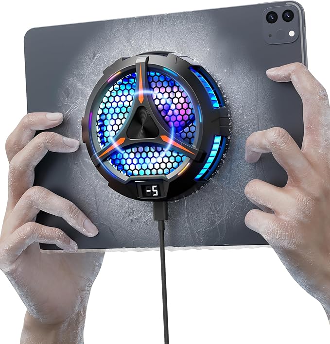 ACEDAYS iPad Cooler,Magnetic Tablet Cooler for ipad/Surface pro/Samsung Tab,Compatible for Steam Deck,Universal Radiator w...