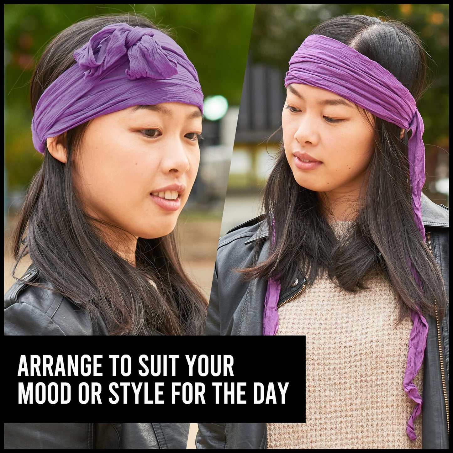 CHARM Womens Pirate Headband Headwrap - Turban Head Scarf Accessories Mens Festival Boho Hair Band Dark Red