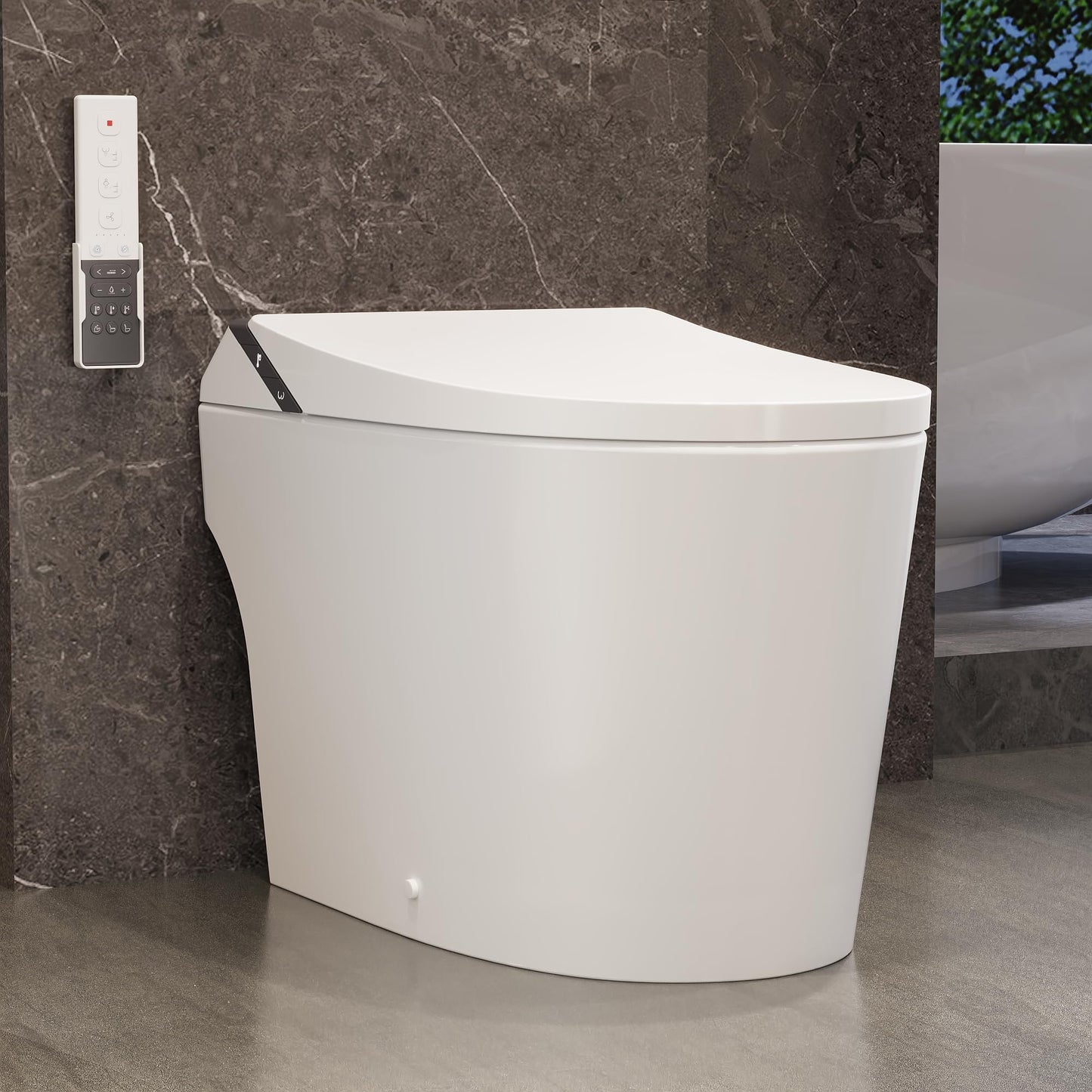 DeerValley DV-1S0289-V3 Smart Toilet, Auto Open/Close Lid, ADA Height, Foam Dispenser, Dual Flush, Heated Seat, Dryer, Night Light, LED Display