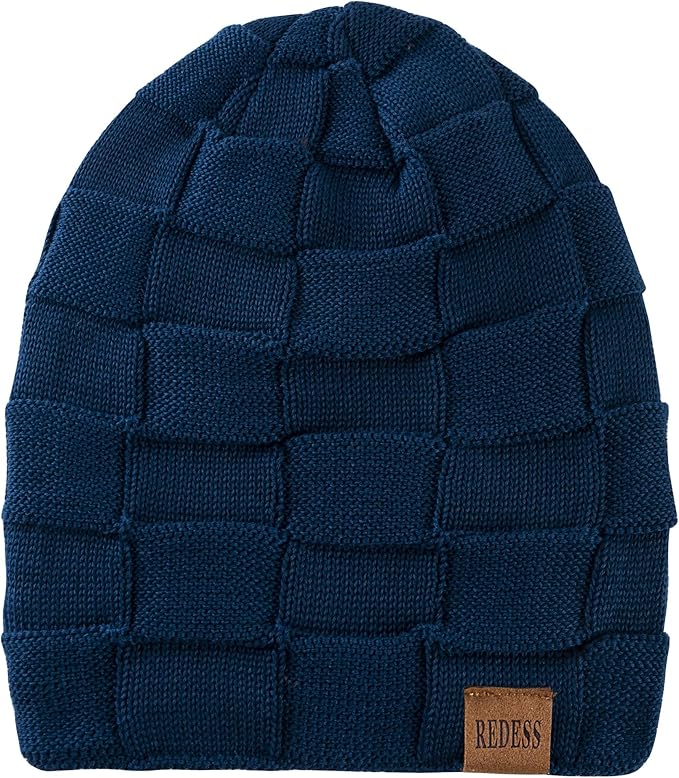 REDESS Beanie Hat for Men and Women Winter Warm Hats Knit Slouchy Thick Skull Cap