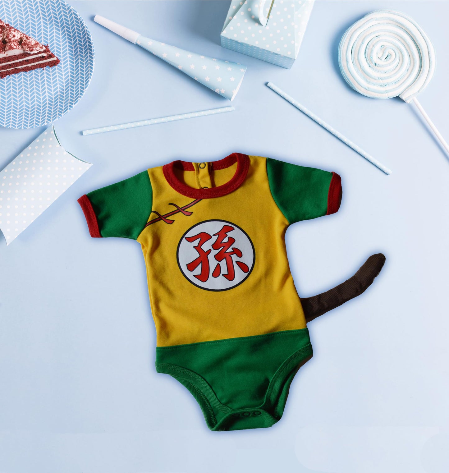 Anime Baby Clothes, Infant Romper Cosplay Cartoon Outfit, 6 months