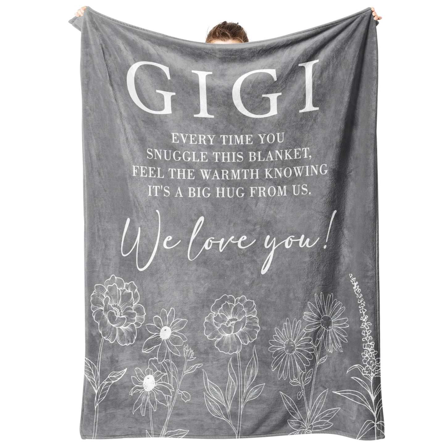 Gigi Gifts for Grandma, Gifts for Gigi Blanket, Grandma Birthday Gift from Grandkids, to My Gigi Blanket 50" x 60"